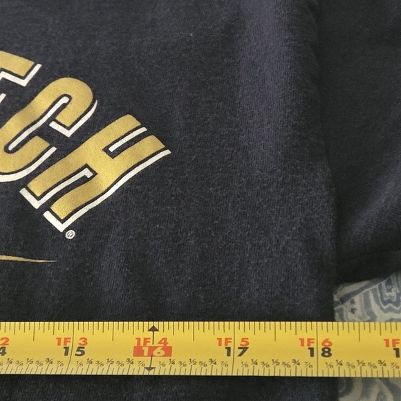 Champion Georgia Tech Yellow Jackets Mom Short Sleeve Black and Yellow Women's M - Picture 8 of 9